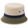 Chapeau bob taille unique en tissu beige bleu marine kaki à bords souples