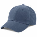 Casquette taille unique en velours côtelé bleu à visière courbée